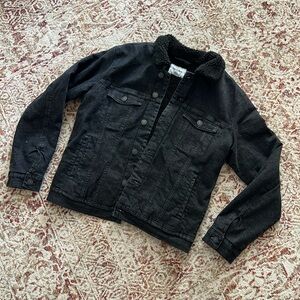 Men’s Goodfellow Black Denim Jacket - Medium